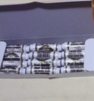 Hilo de coser bobina chica, blanco, caja x 12 uni. 